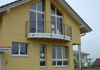 Halbrunder Balkon