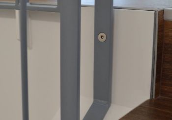 Detailaufnahme Staketengeländer