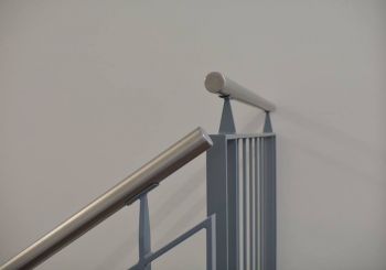 Detailaufnahme Staketengeländer